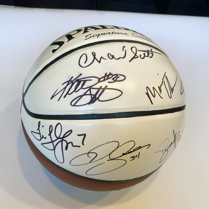 Ray Allen Jason Kidd Hall Of Fame Induction Class Of 2018 Signed Basketball JSA