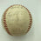 1969 Chicago Cubs Team Signed Baseball Ernie Banks Ron Santo Leo Durocher JSA