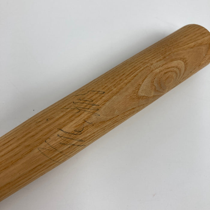 RARE Willie Mays Signed 1971 40th Birthday Mini Baseball Bat JSA COA