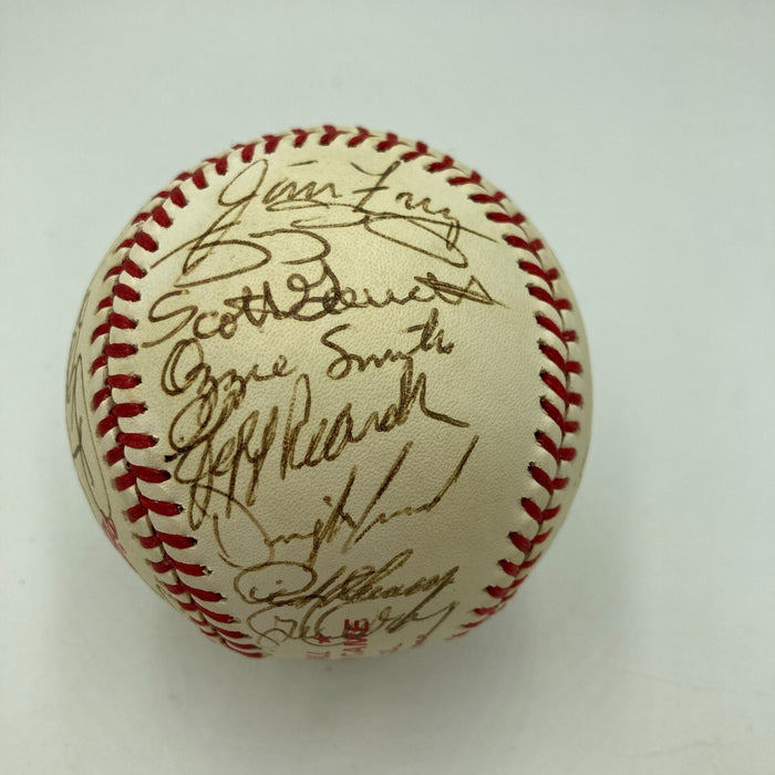 1985 All Star Game Team Signed Baseball 33 Sigs With Sandy Koufax JSA COA