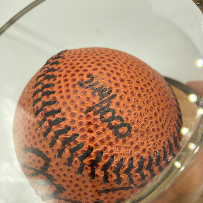 Michael Jordan Signed Nike Basketball Style Baseball Upper Deck UDA