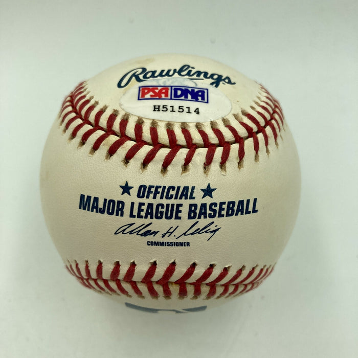 Mick Jagger Single Signed Major League Baseball The Rolling Stones PSA DNA RARE