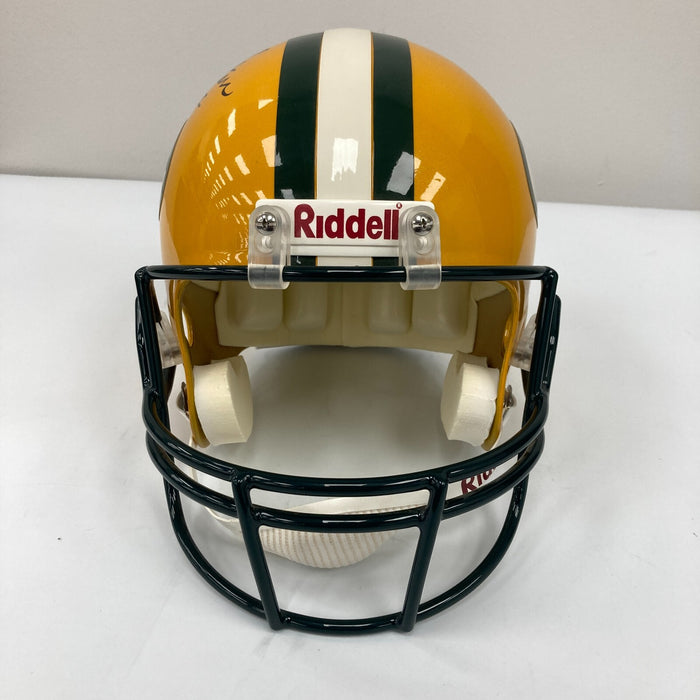 Bart Starr Super Bowl MVP Signed Full Size Green Bay Packers Helmet PSA DNA COA