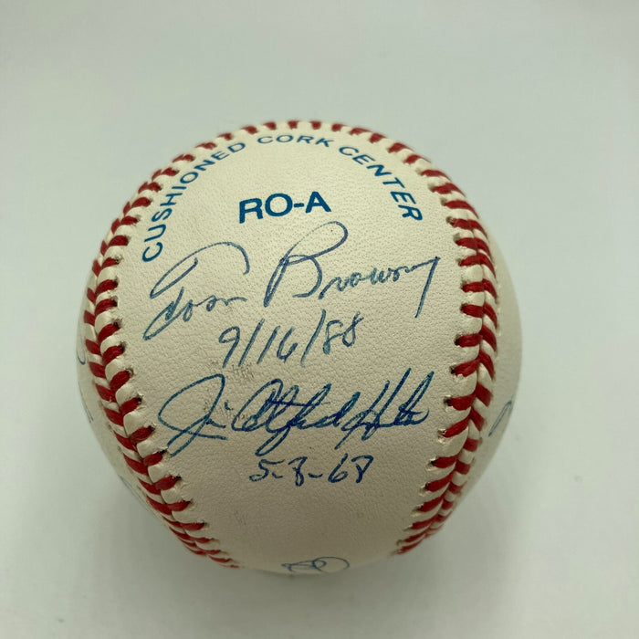 Sandy Koufax Perfect Game Pitchers Signed Baseball With Inscriptions JSA COA