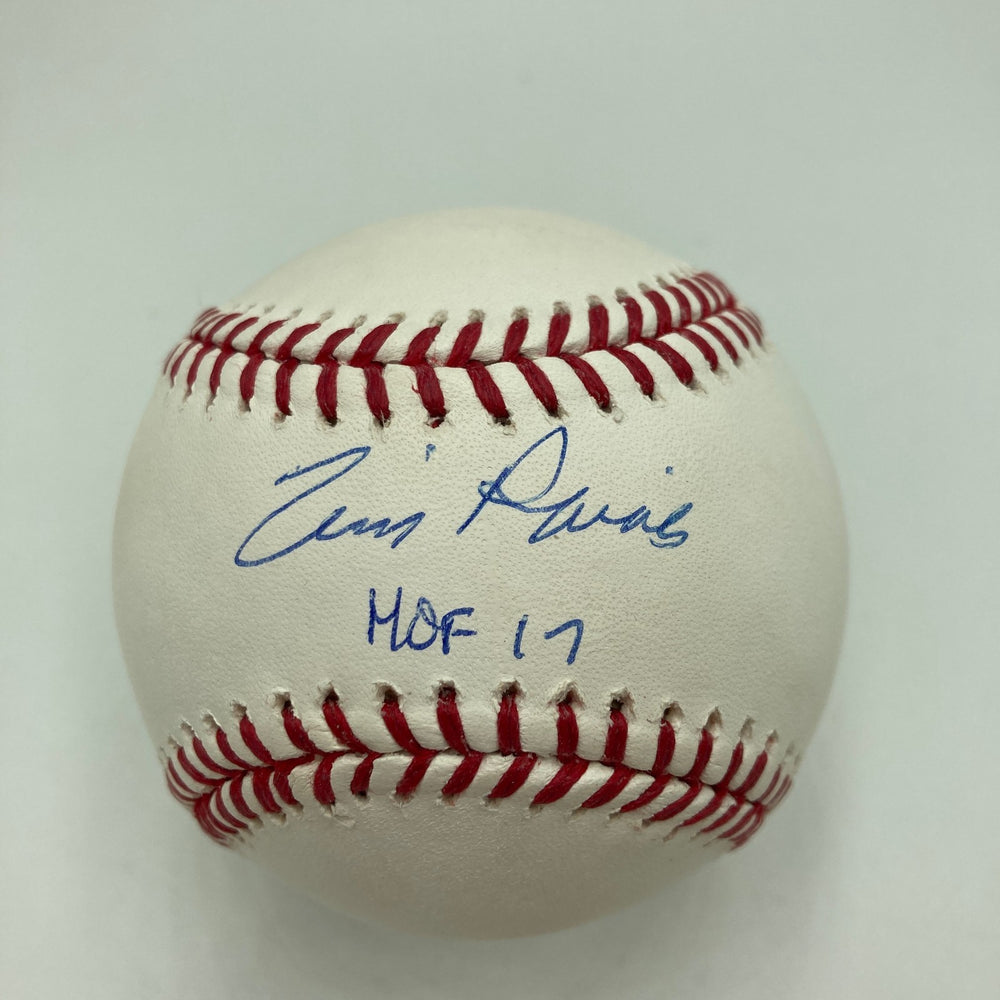 Tim Raines Hall Of Fame 2017 Signed Major League Baseball JSA COA