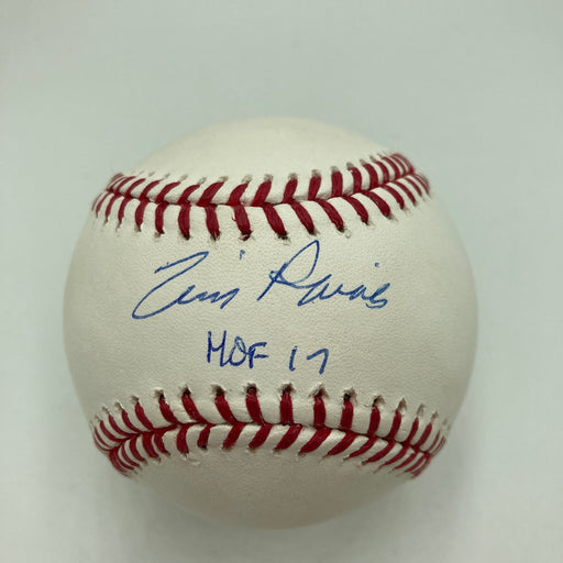 Tim Raines Hall Of Fame 2017 Signed Major League Baseball JSA COA