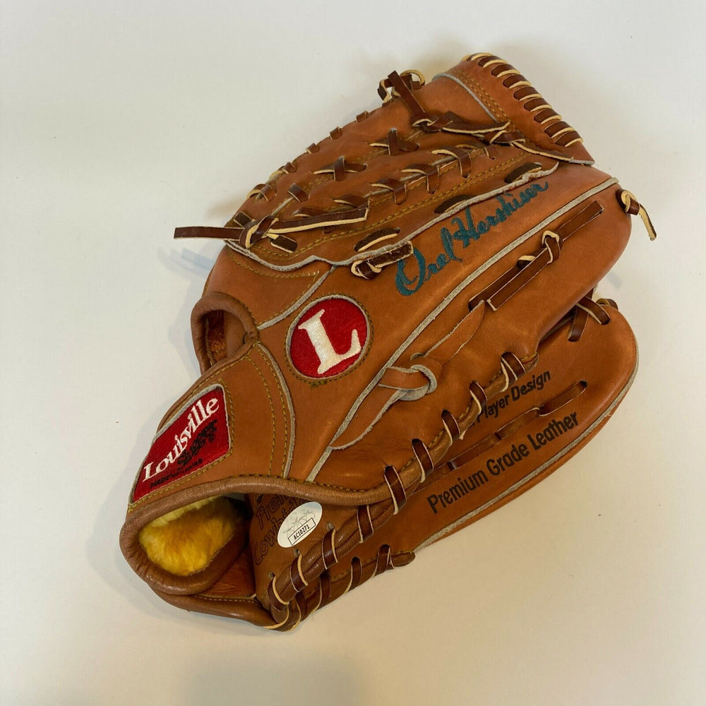 Orel Hershiser Signed 1988 Game Issued Baseball Glove JSA & MEARS COA