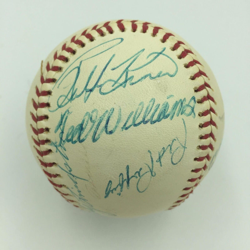 1976 Hall Of Fame Induction Day Signed Baseball With Ted Williams 15 Sigs JSA