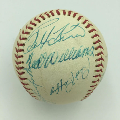 1976 Hall Of Fame Induction Day Signed Baseball With Ted Williams 15 Sigs JSA