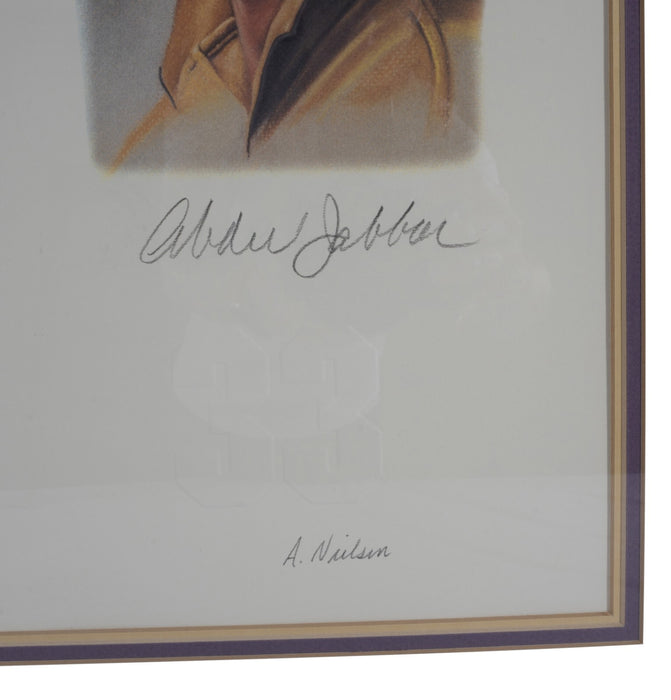 Los Angeles Lakers Legends Signed Artist Proof Lithograph Wilt Chamberlain