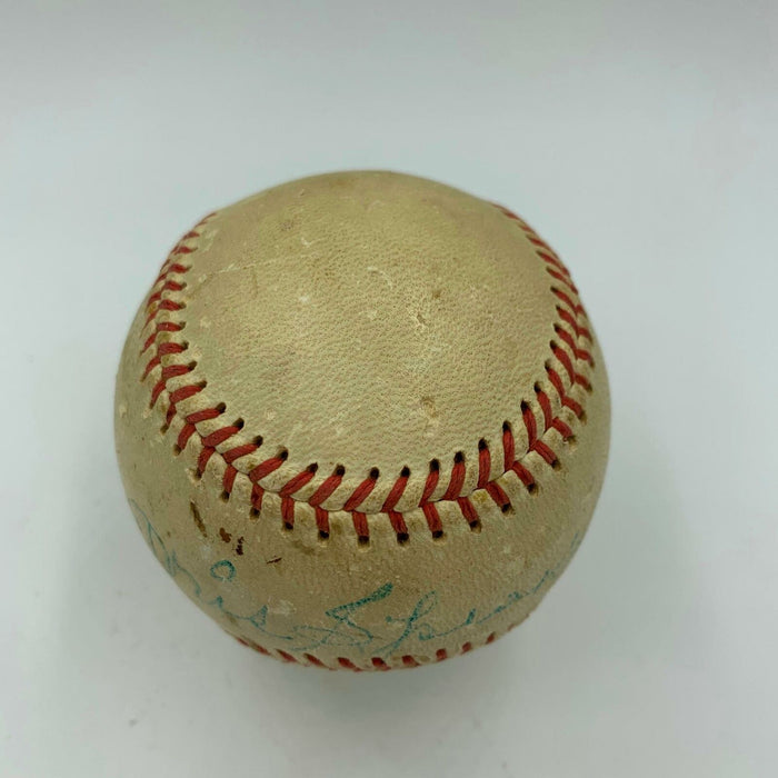 Rare Tris Speaker Single Signed Autographed Baseball With PSA DNA COA