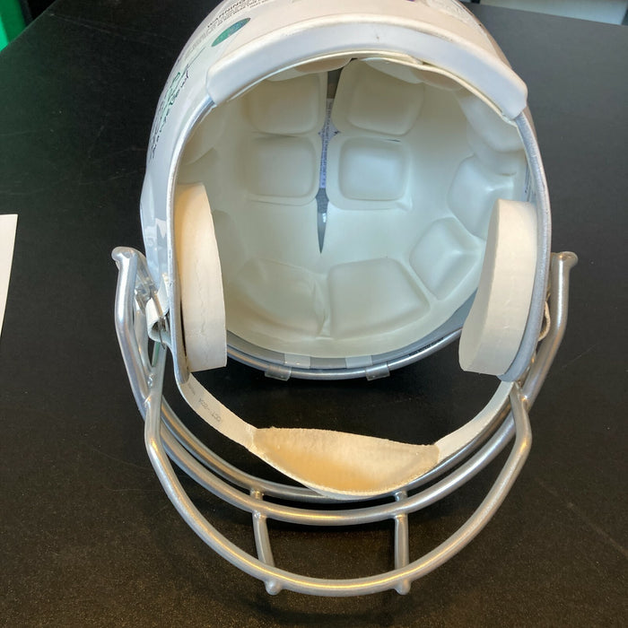 Beautiful 1969 New York Jets Team Signed Super Bowl Helmet With Inscriptions JSA