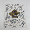 1995 Atlanta Braves Team Signed World Series Patch JSA COA Maddux Smoltz Chipper