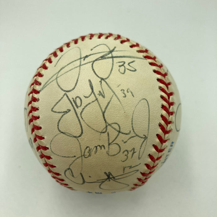 1999 Chicago White Sox Team Signed Baseball Frank Thomas Beckett COA