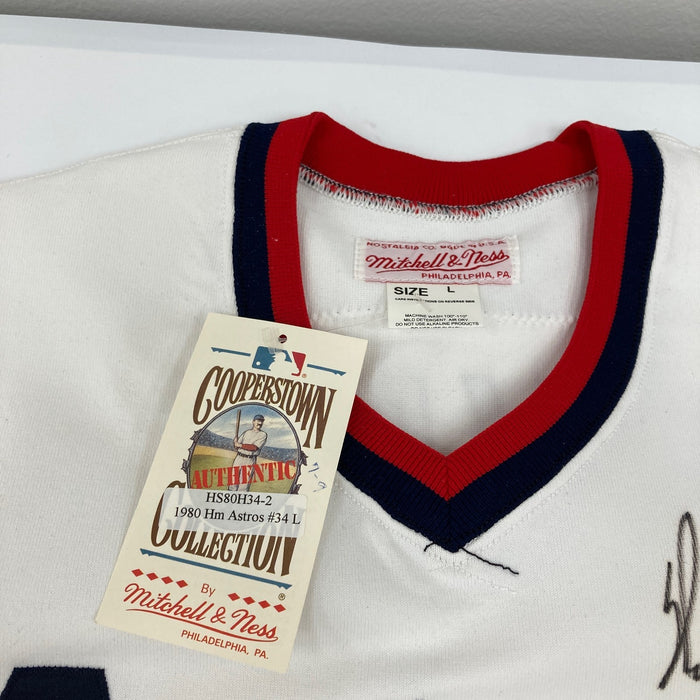 Nolan Ryan Signed Authentic 1980 Houston Astros Mitchell & Ness Jersey JSA COA