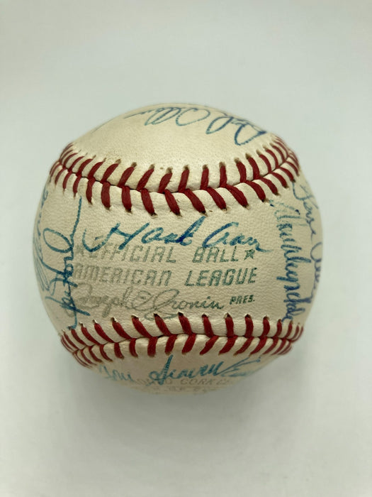 Beautiful 1967 All Star Game Team Signed Baseball Roberto Clemente 25 Sigs JSA