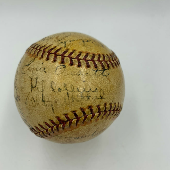 1934 St. Louis Cardinals World Series Champs Team Signed Baseball With JSA COA