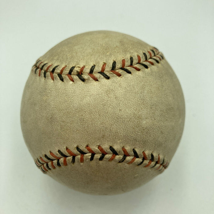 Ernest C. Quigley Single Signed 1928 Tour Of Japan Baseball JSA COA RARE