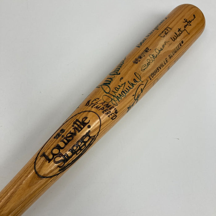 Sandy Koufax Don Drysdale Tom Seaver Pitching Legends Multi Signed Bat JSA COA