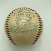 1953 All Star Game Team Signed Baseball With Jackie Robinson 25 Sigs Beckett COA
