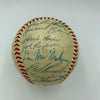 1958 Milwaukee Braves NL Champs Team Signed Baseball Hank Aaron Mathews JSA COA