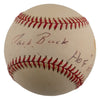 Jack Buck Hall Of Fame 1987 Signed National League Baseball JSA COA