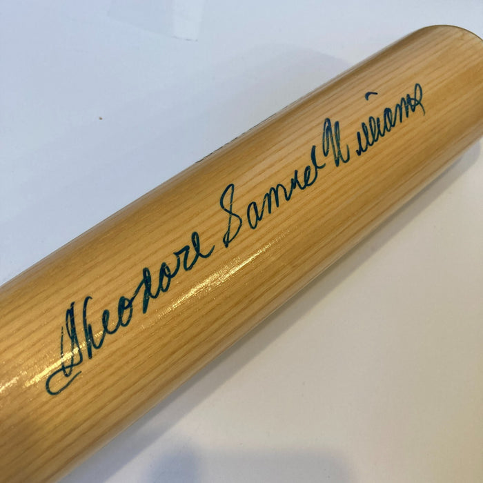 Mint Ted "Theodore Samuel" Williams Full Name Signed Bat JSA COA