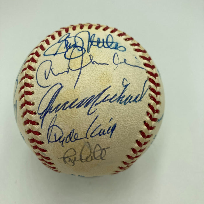 1978 Yankees World Series Champs Team Signed Baseball JSA COA