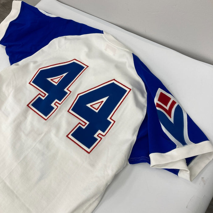 Hank Aaron 755 Home Runs Signed Authentic 1974 Atlanta Braves Jersey JSA COA