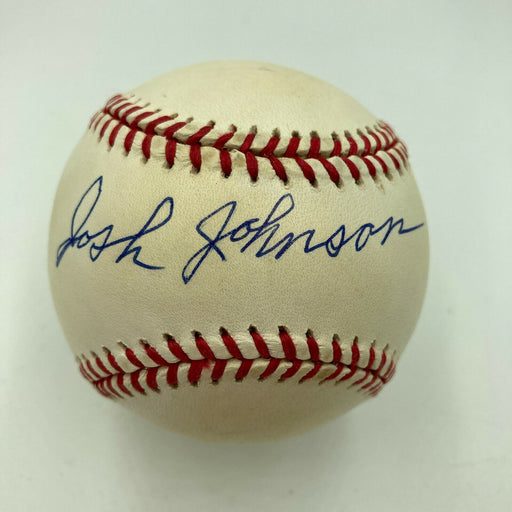 Josh Johnson Signed Official Major League Baseball Negro League Legend JSA COA