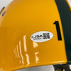 Bart Starr MVP Super Bowl HOF 1977 & Favre Signed Green Bay Packers Helmet JSA