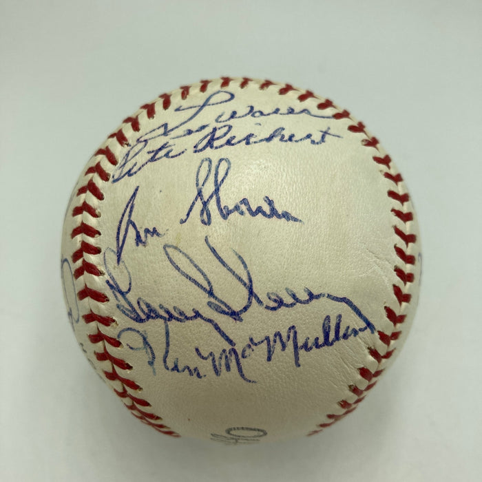 1963 Los Angeles Dodgers World Series Champs Team Signed Baseball Koufax JSA