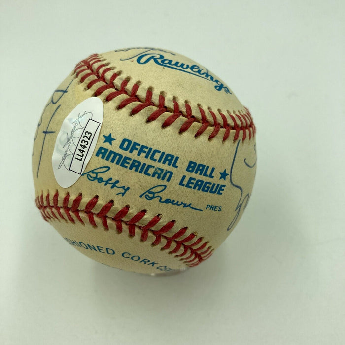 Tony Randall Petula Clark, Hal Linden, Anthony Crivello Signed Baseball JSA COA