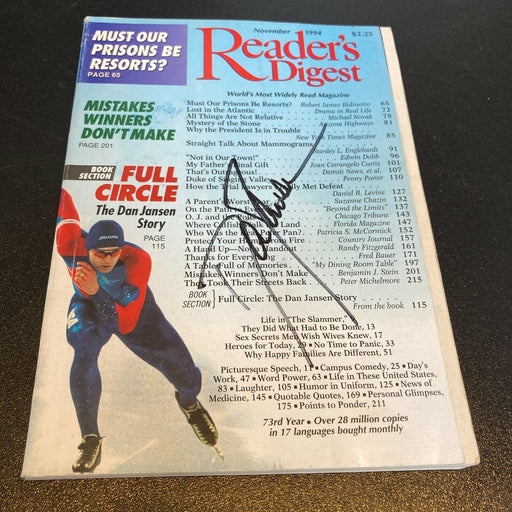 Dan Jansen Signed Autographed Magazine