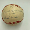 Babe Pinelli Umpire Signed 1949 National League Frick  Baseball JSA COA