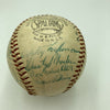 Willie Mays 1955 New York Giants Team Signed National League Baseball JSA COA