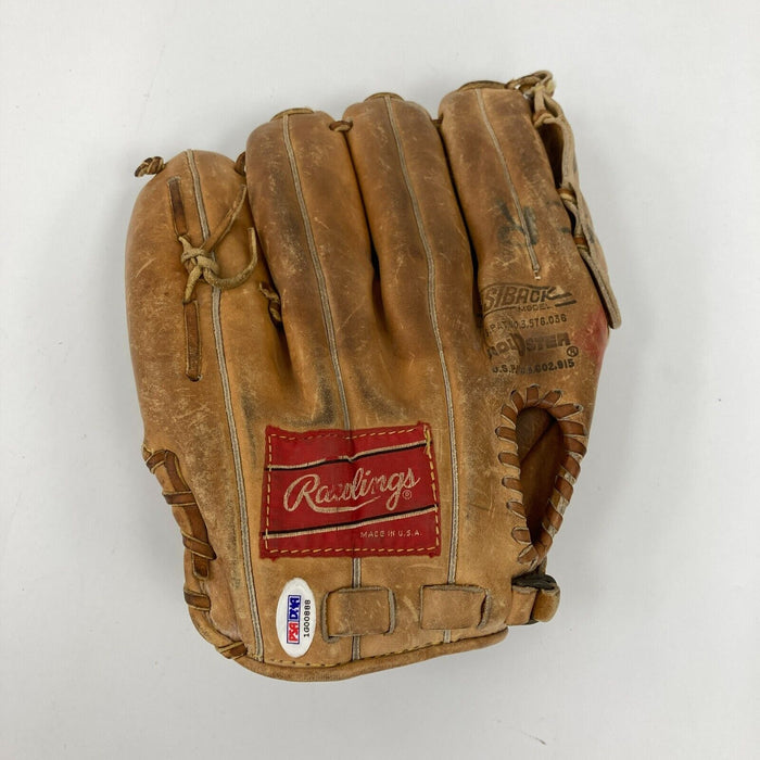1973 Freddie Patek Signed Game Used Rawlings Baseball Glove PSA DNA COA