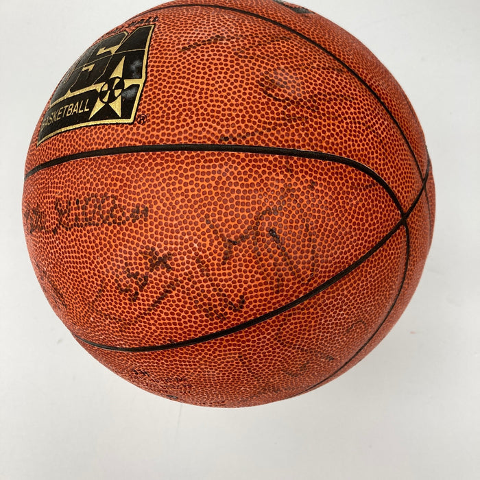1994 Dream Team II Olympics Team USA Signed Spalding Basketball PSA DNA COA