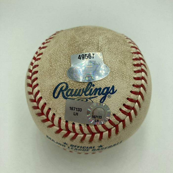 Final Game At Old Yankee Stadium Game Used Baseball 9-21-2008 Steiner & MLB