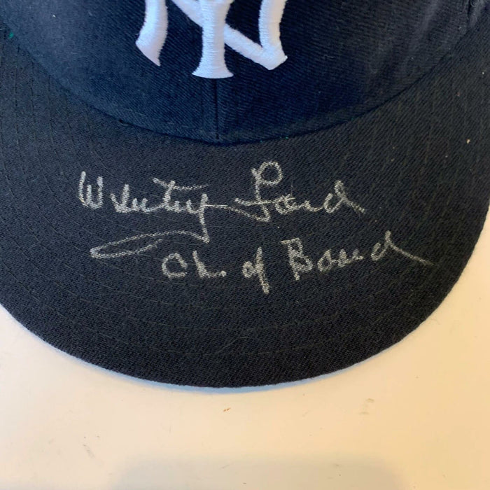 Whitey Ford Chairman Of The Board Signed Game Model New York Yankees Hat JSA COA