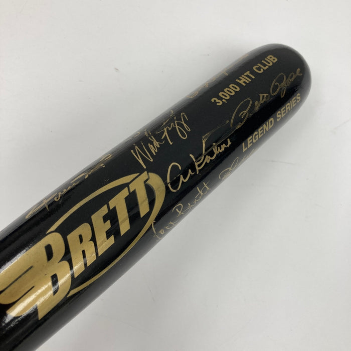 3,000 Hit Club Multi Signed Baseball Bat 11 Signatures Willie Mays JSA COA