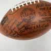 1947 Chicago Cardinals NFL Champions Team Signed Game Football JSA COA