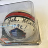 Alan Page, John Mackey, Dave Wilcox, Signed Hall Of Fame Mini Helmet JSA COA