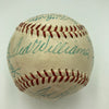 Ted Williams 1957 Boston Red Sox Team Signed Official American League Baseball