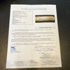 Stunning Hall Of Fame Multi Signed Bat With Inscriptions 40+ Signatures JSA COA