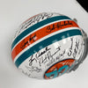 1972 Miami Dolphins Super Bowl Champs Team Signed Riddell Helmet Fanatics COA