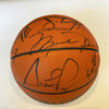 Michael Jordan 1997-98 Chicago Bulls Team Signed Basketball "The Last Dance" JSA