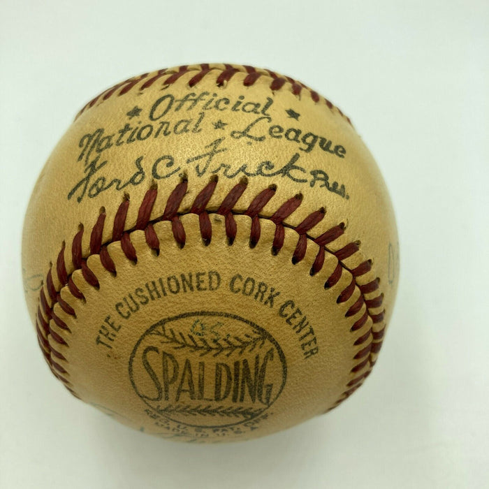 Beautiful 1951 Boston Braves Team Signed National League Baseball