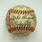 1956 All Star Game Team Signed Baseball Willie Mays Hank Aaron 30 Sigs
