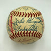1956 All Star Game Team Signed Baseball Willie Mays Hank Aaron 30 Sigs